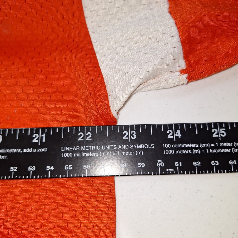Vintage Y2K Retro Tennessee Football 15 Jersey Orange Mens L Artex 80s Mesh L - Picture 9 of 15